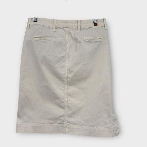 7 For All Mankind A-Line Above Knee Skirt in Bone Women’s Size 26 - Picture 8 of 9